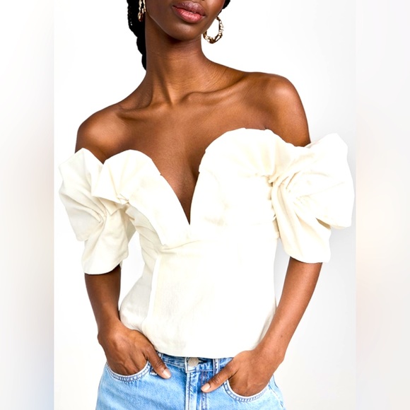 cult gaia Tops - Cult Gaia Abby Top New Without Tags Cream Size Large